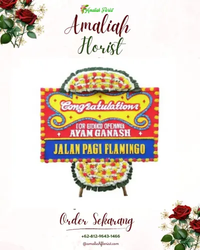 Bunga Papan Congratulation di Wala-walaya